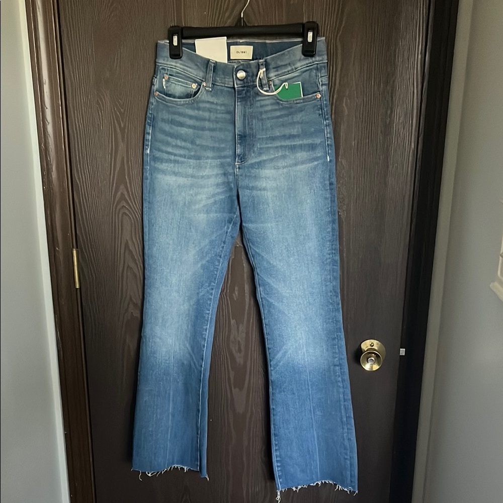 NWT DL1961 Bridget Boot High Rise Instasculpt Crop Jean